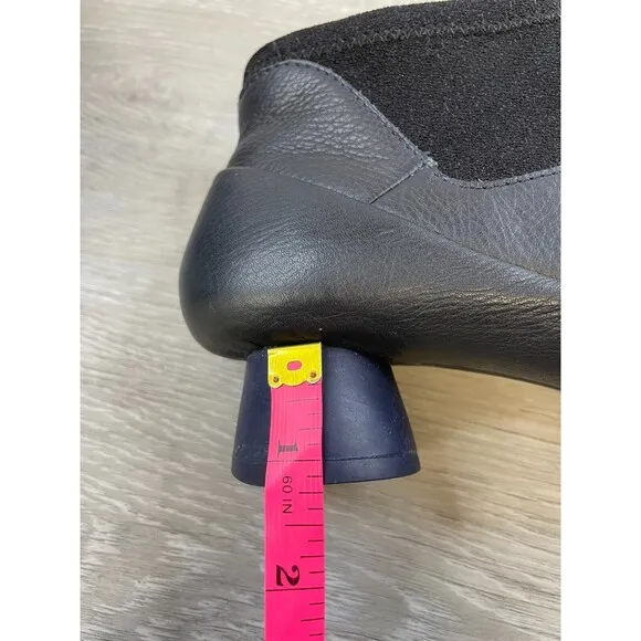Camper Alright K400218-002 Women's 7 Blue  Leather Slip-On Ankle Chelsea Bootie