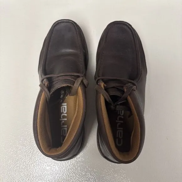 Carhartt Chukka Boots Mens Size 10.5 M Ankle Shoes Brown Leather Casual CMX4033