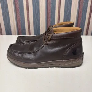 Carhartt Chukka Boots Mens Size 10.5 M Ankle Shoes Brown Leather Casual CMX4033