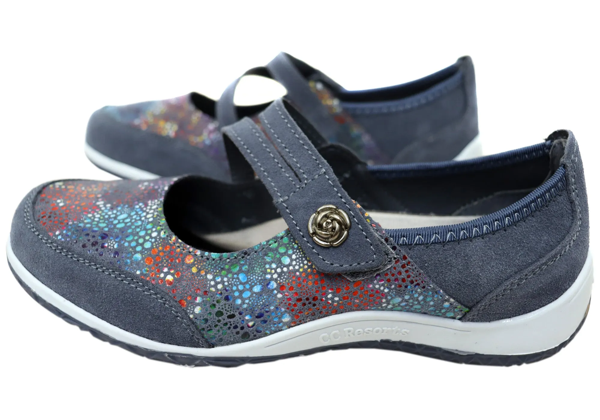 CC Resorts Jasmyn Womens Comfortable Mary Jane Shoes