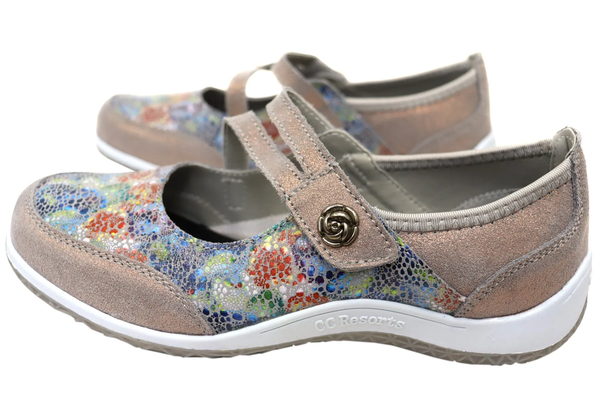 CC Resorts Jasmyn Womens Comfortable Mary Jane Shoes
