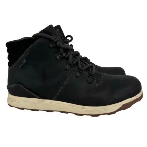Chaco Frontier Boots Men's Size 10 Black Waterproof Leather Hiking Casual