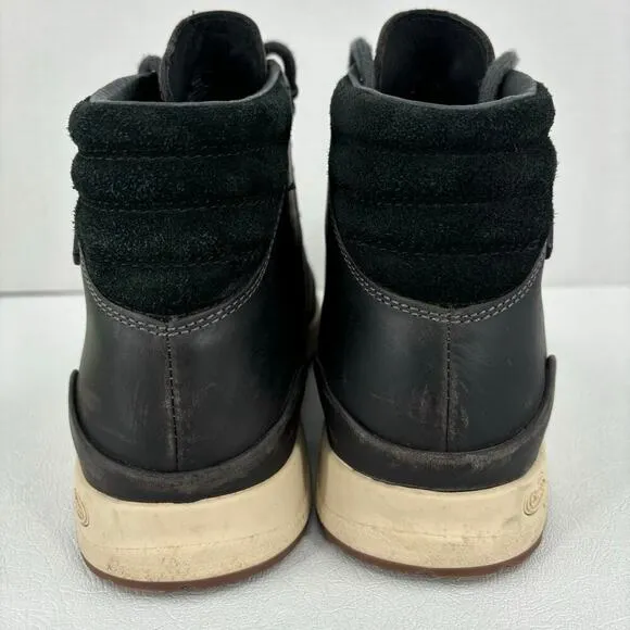 Chaco Frontier Boots Men's Size 10 Black Waterproof Leather Hiking Casual