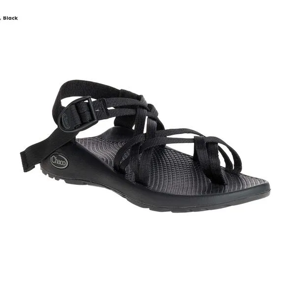 Chaco ZX/2 Dual Strap Classic Sandal, Black Women's Shoe Water Hiking size 6