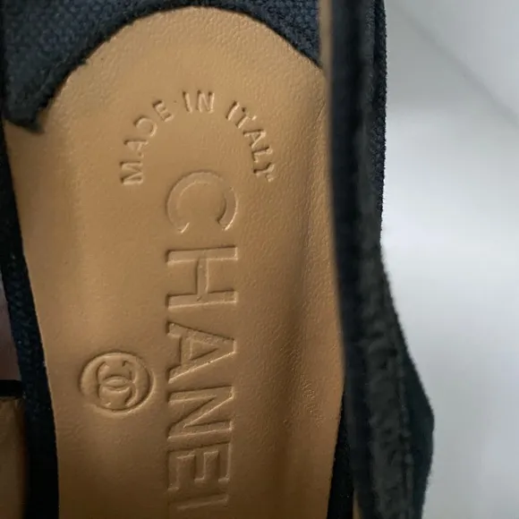 Chanel Shoes Open Toe Sling  Back Strap Sandal