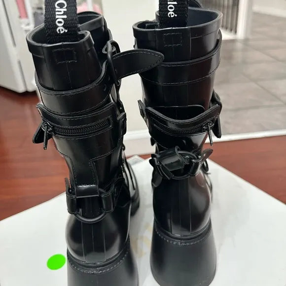 Chloé Betty Waterproof Harness Rain Boot