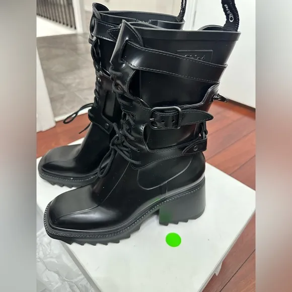 Chloé Betty Waterproof Harness Rain Boot