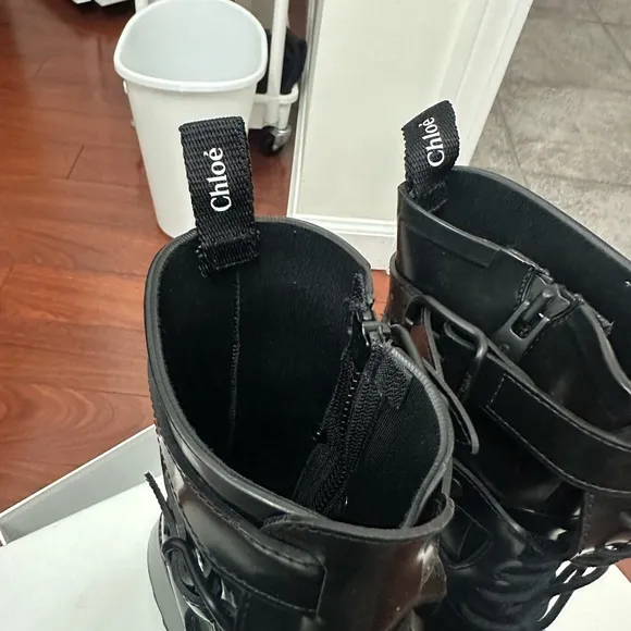 Chloé Betty Waterproof Harness Rain Boot
