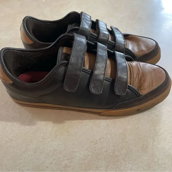 Circa Mens skater Trainer shoes brown size 14 Y2K strap