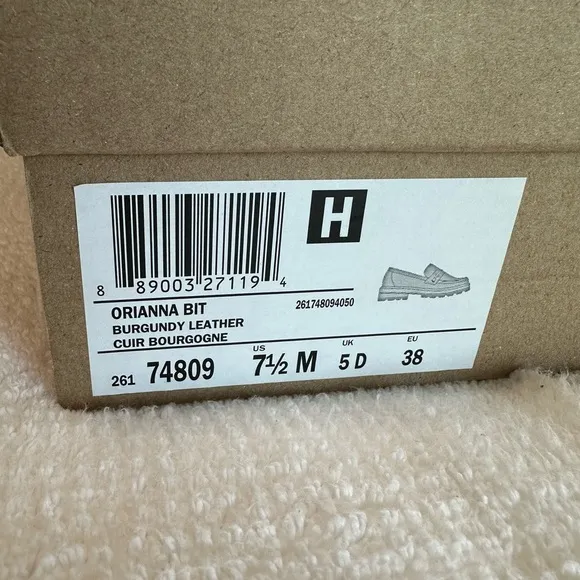 Clarkes Leather Platform Loafers