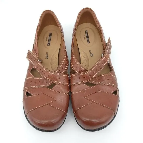Clarks Collection Shoes Size 10 Ashland Spin Q Cushion Comfort Shoe Womens