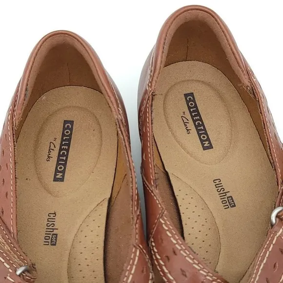 Clarks Collection Shoes Size 10 Ashland Spin Q Cushion Comfort Shoe Womens