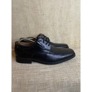 Clarks Comfort Collection Men's Whiddon Pace Oxford Black Leather 9.5 NWOT
