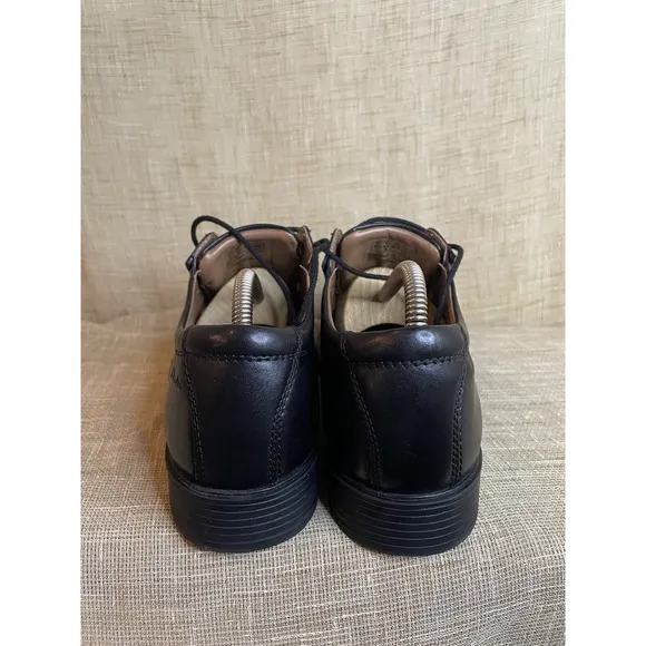 Clarks Comfort Collection Men's Whiddon Pace Oxford Black Leather 9.5 NWOT