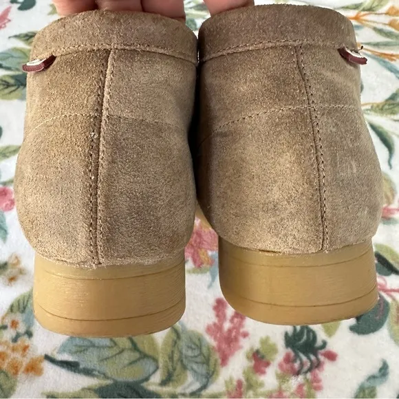 Clarks Men’s Stinson Hi Wallabee Boot Taupe Distressed Suede Leather Sz9