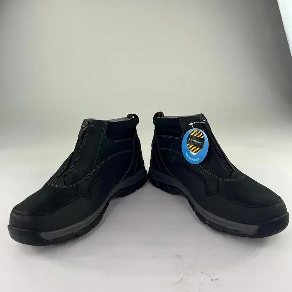 Clarks Men's Walpath Zip Boot US 11.5 Wide Waterproof Slip Resistant Ankle Boots