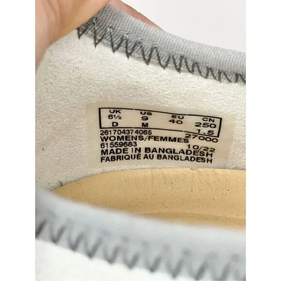Clarks Sneakers Womens Size 9US Gray Dashlite Strap Shoes