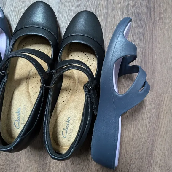 Clarks Women's Black Mary Jane Shoes