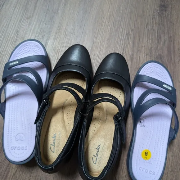 Clarks Women's Black Mary Jane Shoes