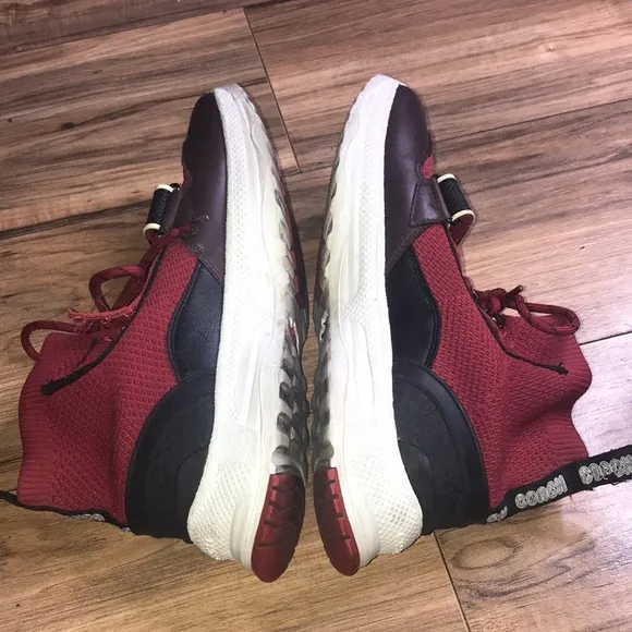 Coach red and black socks sneakers shoes