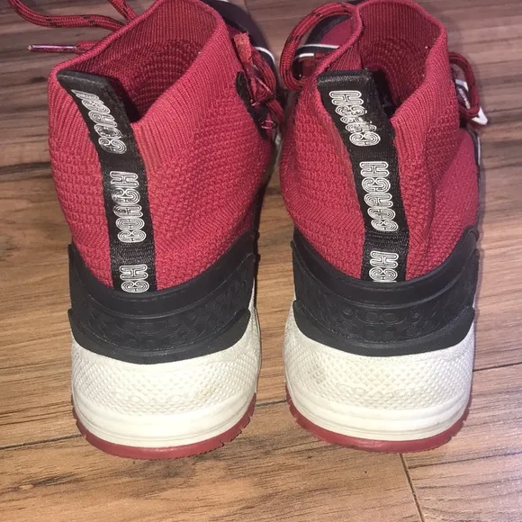 Coach red and black socks sneakers shoes