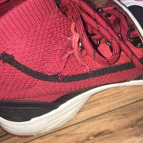 Coach red and black socks sneakers shoes