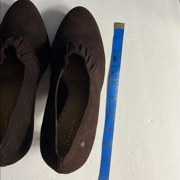 Coach Women's Brown Suede Pumps