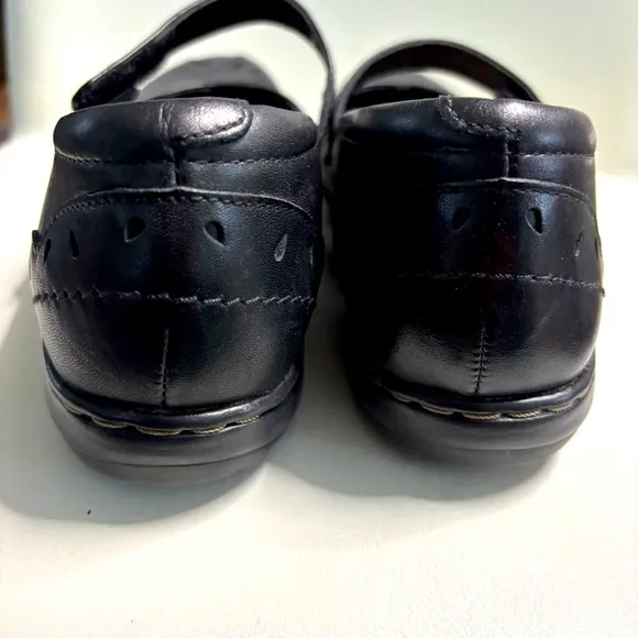 Cobb Hill by Rockport Petra Mary Jane Shoes with Strap Size 9 Black Leather
