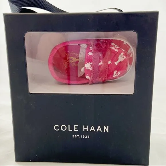 Cole Haan Baby Shoes Lobster Pinch Weekender Baby Loafers NIB Box Damage Pink