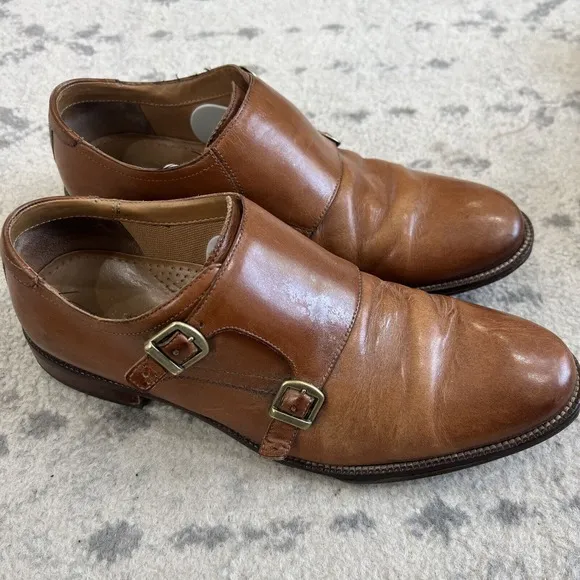 Cole Haan Benton Double Monk Strap II - British‎ Tan - 8.5 M - C26425 K C17