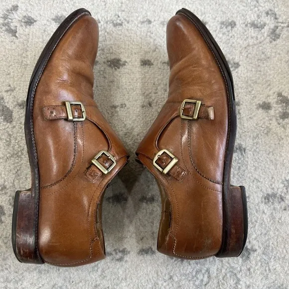 Cole Haan Benton Double Monk Strap II - British‎ Tan - 8.5 M - C26425 K C17