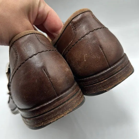 Cole Haan Brown Double Monk Strap Men's Shoes Size 9 1/2