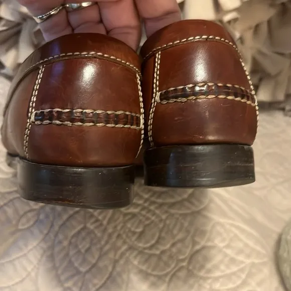 Cole Haan Brown Leather Penny Loafers Sz 7.5 M