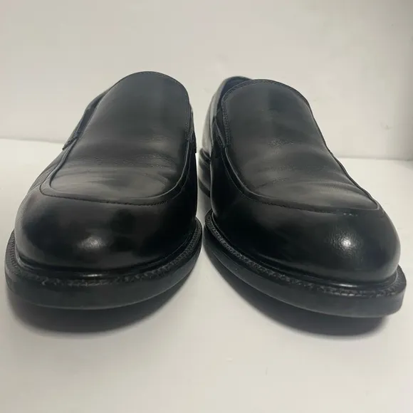 Cole Haan Classic Buckland Venetian Black Leather Loafers Mens 9.5
