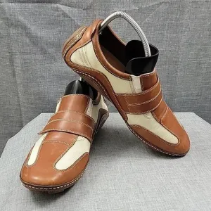 Cole Haan G Series Air Infinity Loafers Shoes Men's 11M C06339 Brown  Cream