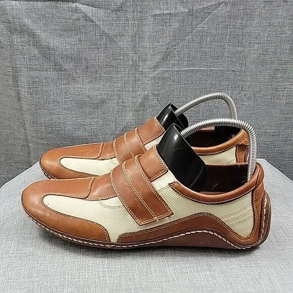 Cole Haan G Series Air Infinity Loafers Shoes Men's 11M C06339 Brown  Cream