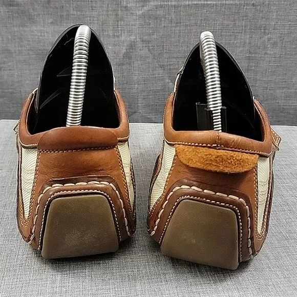 Cole Haan G Series Air Infinity Loafers Shoes Men's 11M C06339 Brown  Cream