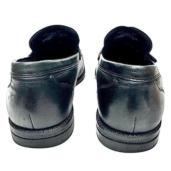 Cole Haan Grand 360 Black Leather Loafers Dress Shoes Men Size 7.5 Medium Used