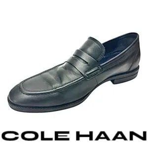 Cole Haan Grand 360 Black Leather Loafers Dress Shoes Men Size 7.5 Medium Used
