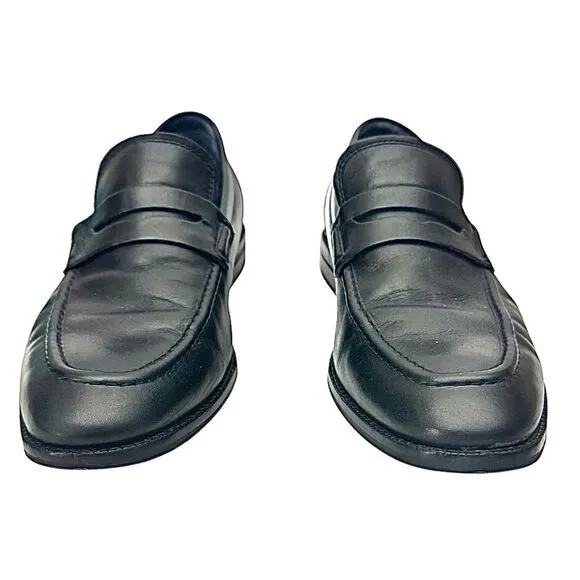 Cole Haan Grand 360 Black Leather Loafers Dress Shoes Men Size 7.5 Medium Used