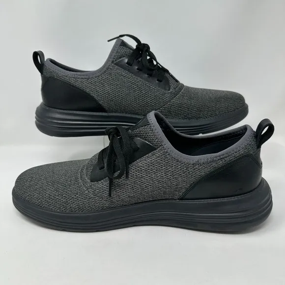 Cole Haan Grand Sports Journey Knit Sneaker Shoes Men Size 13 Black Gray Comfort