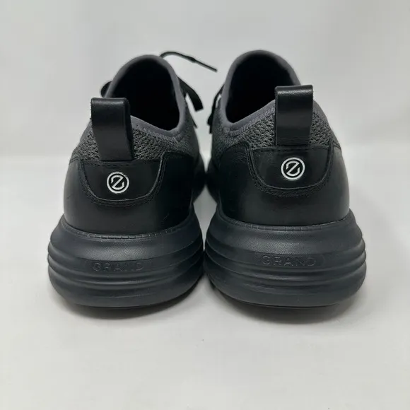 Cole Haan Grand Sports Journey Knit Sneaker Shoes Men Size 13 Black Gray Comfort