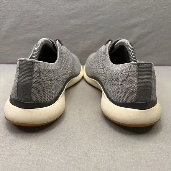 Cole Haan Grand Troy Mens Size 9 (M) Wingtip Oxford Cool Gray Knit Casual Dress