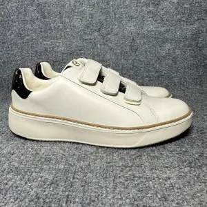 Cole Haan GrandPro Topspin Sneakers Womens 9 Ivory Tortoise Triple Strap Shoes