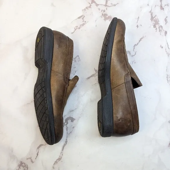 Cole Haan Loafer Men 9.5 M Brown Penny Leather Driving Shoes Slip On Venetian