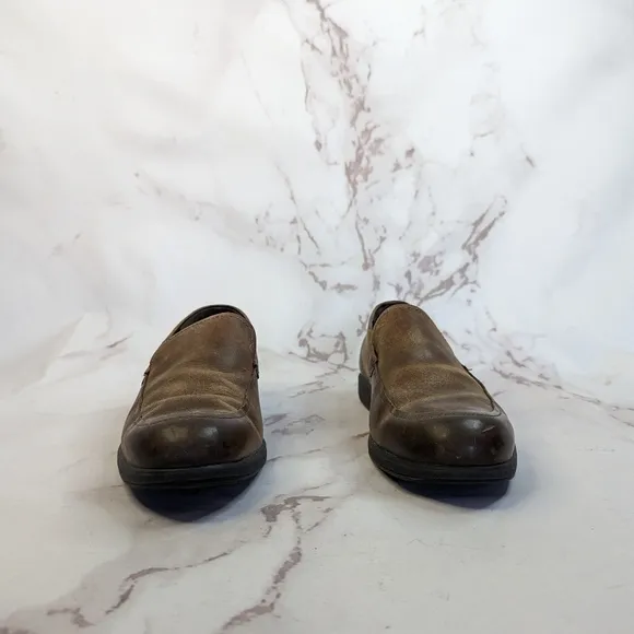 Cole Haan Loafer Men 9.5 M Brown Penny Leather Driving Shoes Slip On Venetian