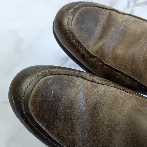 Cole Haan Loafer Men 9.5 M Brown Penny Leather Driving Shoes Slip On Venetian