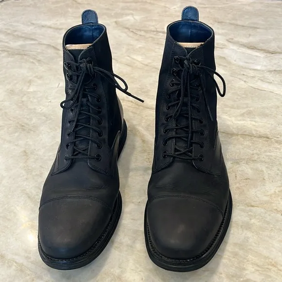 Cole Haan | Lunargrand Waterproof Lace Boots | Black | Men's Size 11.5