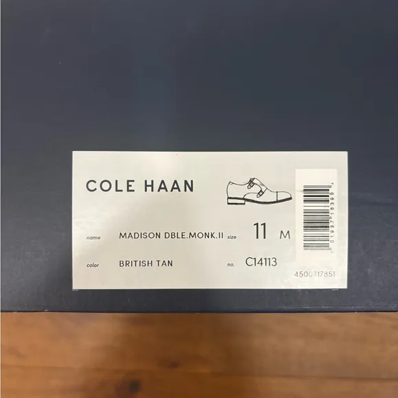 Cole Haan Madison Double Monk Strap Dress Shoes