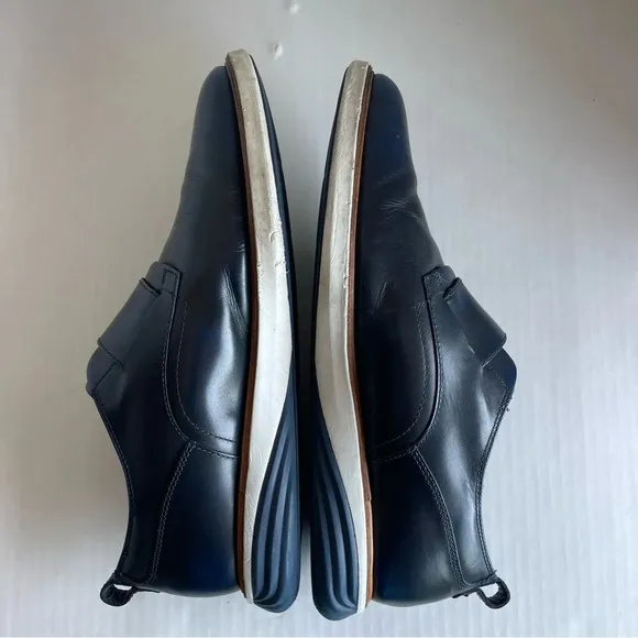 Cole Haan Mens Grand Evolution Monk Strap Oxford Deep Blue Leather Size 11